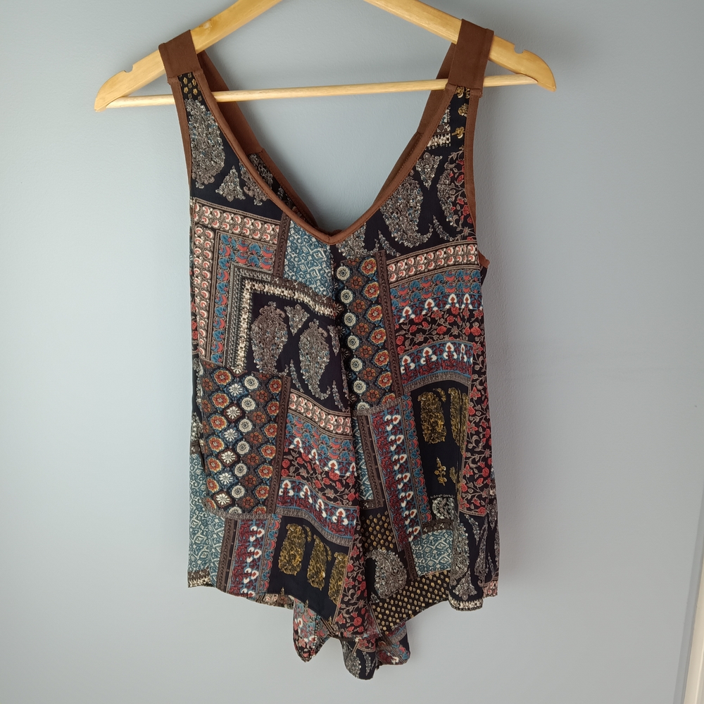 Wrangler Multicolor Patchwork Tank Top - image 2